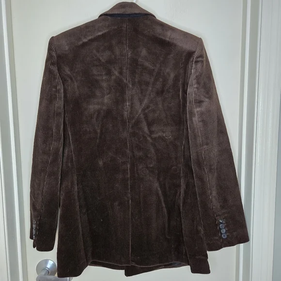 The Kooples Dark Brown Corduroy Blazer NWT - Picture 3 of 7